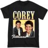 TUOPUKEJI Corey Feldman Short Sleeve Famous Shirt Men T Shirt Size XL