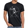 style3 Da Vinci Rock T-shirt voor heren, muziekfestival, zwart, L