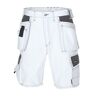 texxor canvas werkshorts "BERMUDA" 62 wit/grijs