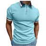 TDEOK Poloshirt heren XXL poloshirt met ritssluiting heren heren poloshirt korte mouwen poloshirts voor heren korte mouwen katoen poloshirt heren korte mouwen outdoor poloshirt heren katoen,