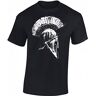 Baddery Gym Shirt Heren : Spartan Sparta T-Shirt Spartan Shirt Sport Fitness T-shirt Heren, zwart, L