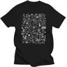 Keyru Science Physic Math Chemistry Biology Astronomy Men's Classic Breathable T Shirt Black M