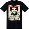 NATUOFU Funny Style Pablo Escobar T-Shirt Black M