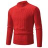 MdybF Sweater Men Autumn And Winter Men's Sweaters O-neck Knitted Sweaters Warm Slim Pullover-re-a-l