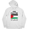 ROSETRAIL Free Palestine Flag Gaza Palestinian Wit Unisex Hoodie Size L