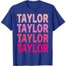 OrcoW Gepersonaliseerde naam Taylor I Love Taylor T-shirt Grafisch T-shirt Mannen Gedrukt T-shirts Gepersonaliseerde Unisex, Blauw, M