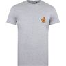 Cotton Soul Garfield EMB Unisex T-shirt, Heather Grey, Hei Grijs, XL