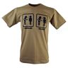 GURU SHOP Guru-Shop, Leuk T-shirt `Probleem Opgelost`, Beige, Katoen, Size:XL, Bedrukte T-shirts