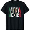 JSONBS Viva Mexico Hispanic Mexican Heritage Eagle Mexico Unisex T-Shirt BlackSmallBlackS