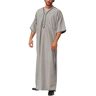 Suncolour Mannen Thobe Midden-Oosten Saoedi-Arabische Robe Mens Jubba Kaftan Thobe Dubai Midden-Oosten Lange Robe, 6, L