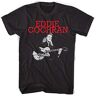 AO JIA HUANG kute Eddie Cochran T Shirt Rockabilly Men Black