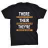 Generic There Their The're Grammar T-shirt, Zwart, M