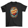 The Shirt Shack Super Heart Dad Grappig Super Dad T-shirt, 100% katoen, uniseks ontwerp voor heldhaftige vaders met een groot hart! Save The Day in Style!, Zwart, XXL