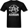 Pure Atheism Atheist Anti Religion Tee Funny T Shirts For Men Short Sleeve Tank Top Black L