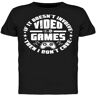 MAREOOT Men's Not Videogames Don't Care Tee Men's T-Shirt Black S