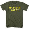 Mash Logo 4077th Militaire Groen T-shirt T-shirt, Militair Groen, XXL