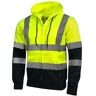 A & B TRADERS Hi Vis HV311 'Kapton' Zip Hoodie T_HV314 KAPTON Zipper Y/N L