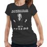 SUWHPO In A World Full Of Kardashians Be A Phoebe Tshirt Fitted Ladies Friends, Funny BlackXXX-Large