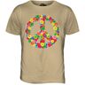 Candymix Flower Power CND Vredessymbool Heren T-shirt Top T-Shirt