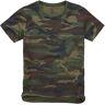 Brandit Army T-shirt kinderen leger leger leger shirt Kids BW ONDERHEMD Uni & CAMO, woodland, 170-176