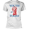 SENGEKE HUI Youth of Today Fist Tee T-Shirt Mens White White XL