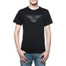 Generic Kraai Tijdens De Vlucht Heren T-shirt Zwart