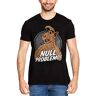 Elbenwald Geen probleem! Heren T-shirt voor Alf-fans  katoen zwart XL