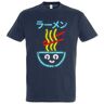 Urban Backwoods Hot Neon Noodles Heren T-Shirt Blauw Maat S