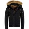 Indicode Heren Pennington Winter Jacket   Winterjack van katoen Black XL