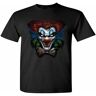 DING DING HU Psycho Clown T-Shirt Nightmare Evil Creepy Scary Horror Fobia Mens Tee Shirt Black S