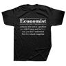 JI XIANGJU Funny Economics Student Definition Math Economist T Shirts Black XL