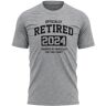 Purple Print House Officieel gepensioneerd 2023 T-shirt Heren pensioen geschenken voor pensioen vader opa met pensioen werkte mijn hele leven voor dit shirt, Sport Grijs, XXL