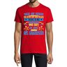 Atspauda Er zijn Fathers who do not Love Their Children slogan ronde hals katoen heren T-shirt rood, Rood, L