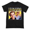 Quem Mannen T-shirt Vintage Leonardo Dicaprio T-shirt T-shirt, Zwart, S