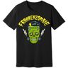 MEOWKIT Franken Zombie Psychobilly Rockabilly Shirt Monsters and Martians t-Shirt Black M