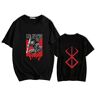 xhomeshop Anime Berserk T-shirts Guts Hoodies The Black Swordsman Guts Cosplay Sweatshirts Berserk Guts Jumper