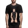 ANXIAOER Demi Lovato Man T Shirts Short Sleeves Round Neck Tees Summer Casual Tops Black M