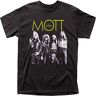 niubioe Mott The Hoople Young Dudes Pose Heren T-shirt, Zwart, M