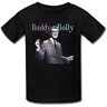 SENGEKE FIT Men's Cool Buddy Holly T-Shirt Black M