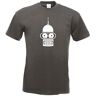 Kiwistar Bender Roboterkop Robothead T-shirt motief bedrukt funshirt design print