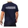 feuer1 T-shirt Navy, brandweer reddingswanden