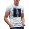 Makdi Robert Pattinson Shirt This is the Skin of a Killer Bella Heren-Wit T-Shirt Size M