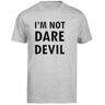 Ameretee Im Not Daredevil Heren Grijs T-Shirt, Normale Korte Mouw