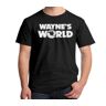 MAHPQC Waynes World Logo Graphic T-Shirt SNL Saturday Night Live 90s Mike Myers 275