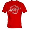 York Street Gemaakt in Wrexham Heren T-shirt T-shirt T-shirt, Aardbei Kant, XL