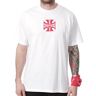 West Coast Choppers WCC T-shirt Iron Cross Red Logo White