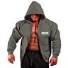 BEBAK ACTIVE BEBAK Heren Gym Hoodie   Rits Pullover Hoody Kleding voor Mannen Bodybuilding Top Arnold Schwarzenegger Geïnspireerd Sweatshirt T-shirt S M L XL 2XL 3XL 4XL 5X, houtskool, 4XL