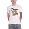 Pixies T Shirt Tony nieuw Band Logo Officieel Mannen Wit S