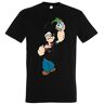 TRVPPY Heren T-Shirt Modèle Popeye de Zeeman Zwart 3XL