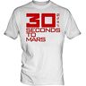 SENGEKE 30 Seconds to Mars 1 Men's White T Shirt White S